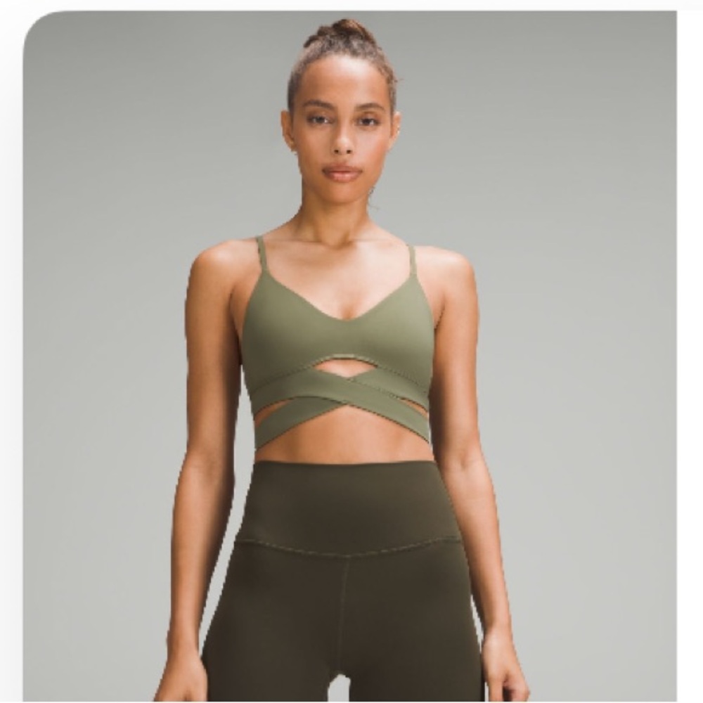 lululemon set in army green